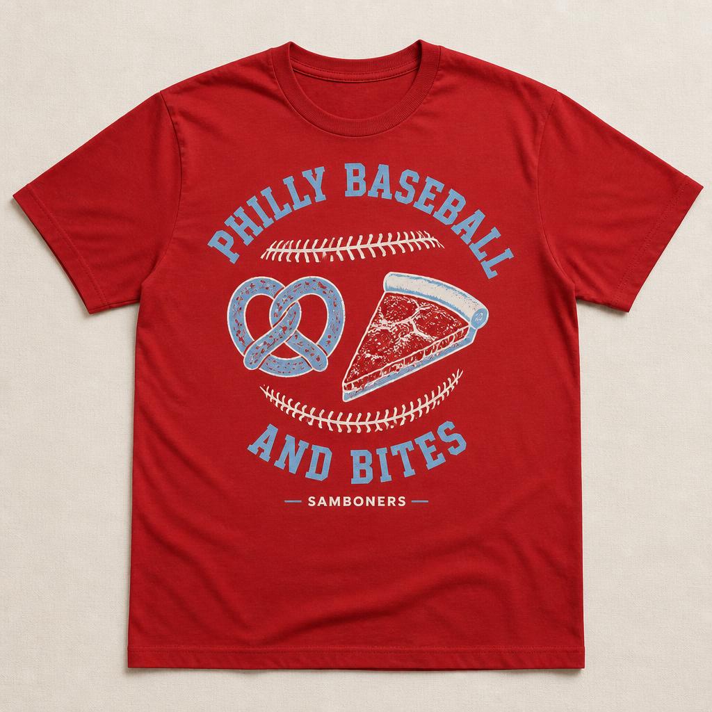 Philly Baseball & Bites Tee